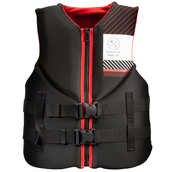 Hyperlite Indy (Red) CGA Life Jacket - Front