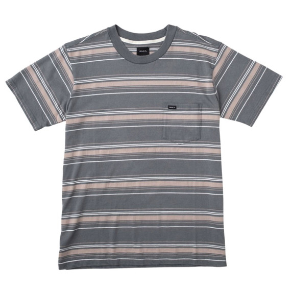 RVCA Bez Stripe (Balsam Green) T-Shirt