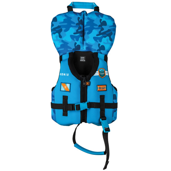 Ronix Top Grom (Blue Camo) Boy's Infant/Toddler CGA Life Jacket Up To 30LBS