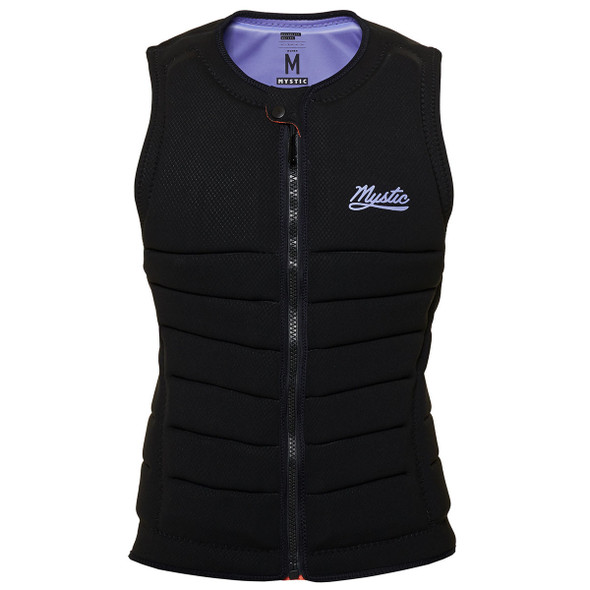 2022 Mystic Women's Juice Impact Vest (Black/Purple) 1