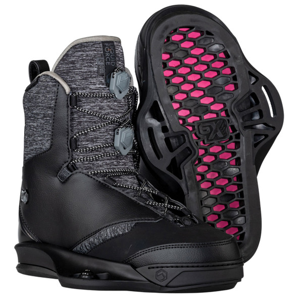 Liquid Force 2023 Tao 6X Black Wakeboard Bindings