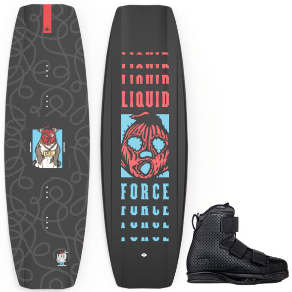 Liquid Force 2023 Apex Cable Wakeboard with Hook 6X Bindings