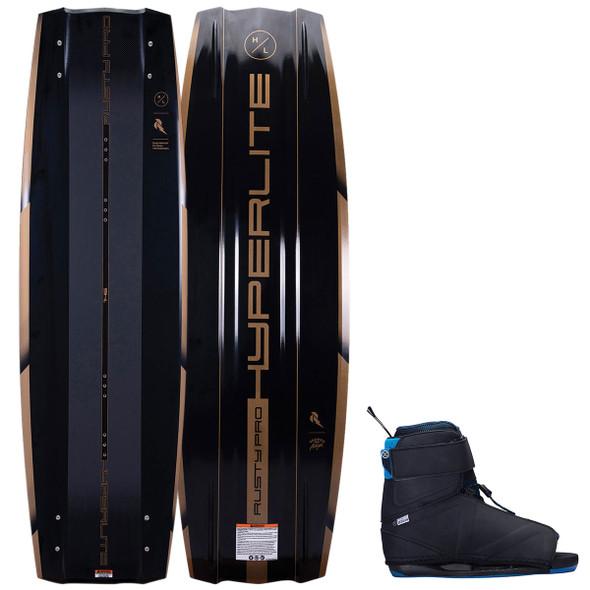 Hyperlite 2023 Rusty Pro Wakeboard Package with Session Bindings