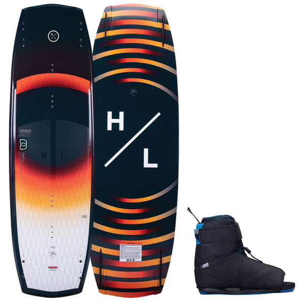 Hyperlite 2023 Baseline Wakeboard Package with Session Bindings