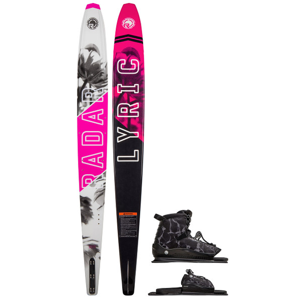 2023 Radar Graphite Lyric Women's Water Ski Package with Lyric BOA