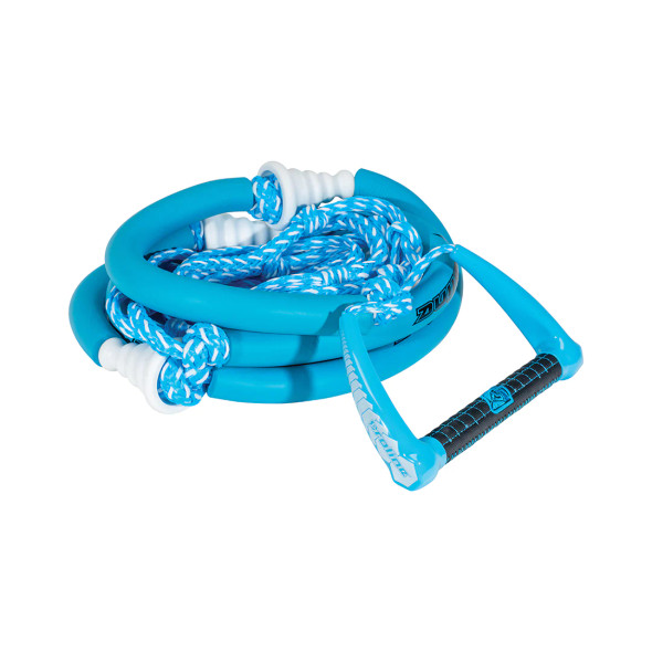 Proline 30ft Tug Seude Deluxe Wakesurf Rope & Handle Combo - Blue