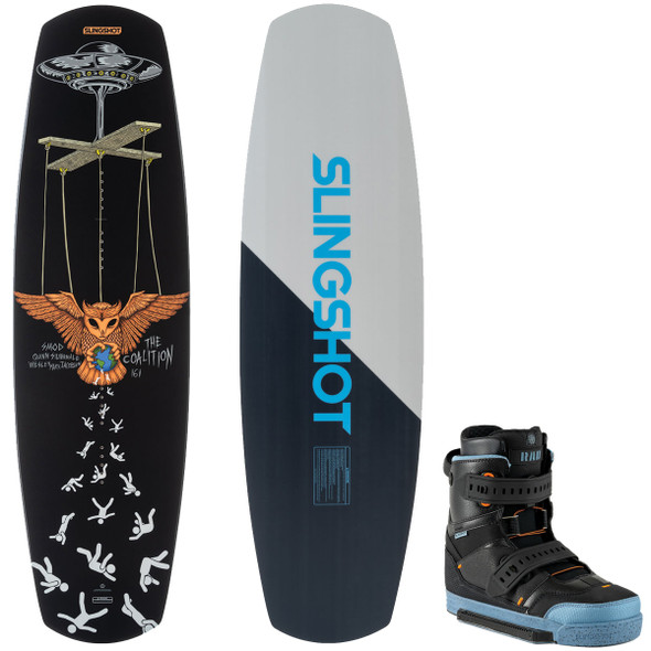 Slingshot Coalition Wakeboard Package w/ Rad Bindings 2023