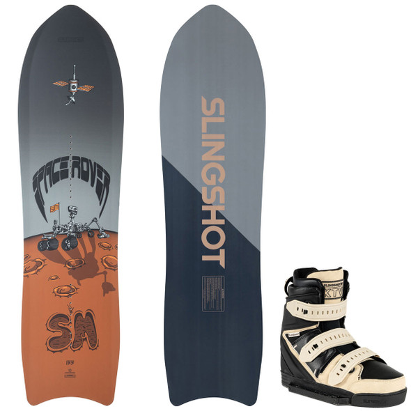 Slingshot Space Rover Wakeboard Package w/ KTV Bindings 2023