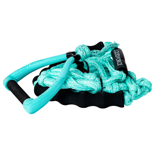 Liquid Force DLX Molded Surf Rope & Handle Combo (Blue/Black)