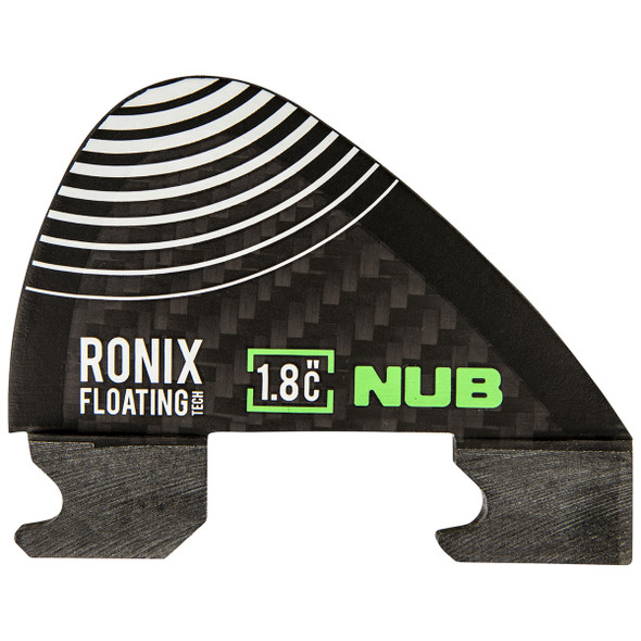 Ronix 1.8 in. Floating Button Nub Center Surf Fin (Carbon)