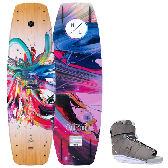 Hyperlite Prizm Women's Wakeboard Package w/ Viva Bindings 2024