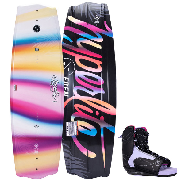 Hyperlite Eden Girl's Wakeboard Package w/ Jinx Girl's Bindings 2024