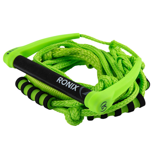 Ronix Silicone Bungee Wakesurf Rope w/ Handle (Volt Green)