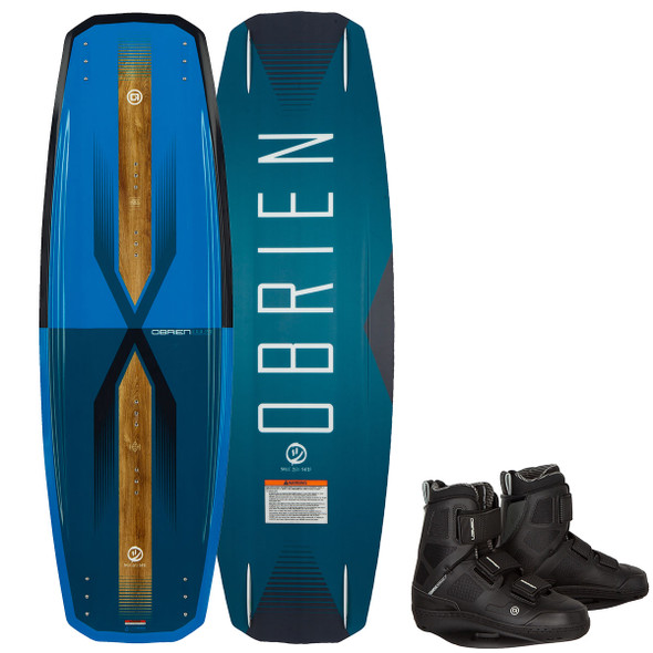 O'Brien SOB Cable Wakeboard Package w/ Quattro Bindings (8-10) 2024