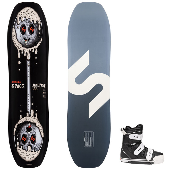 Slingshot Space Melter Wakeboard Package w/ KTV Bindings 2024