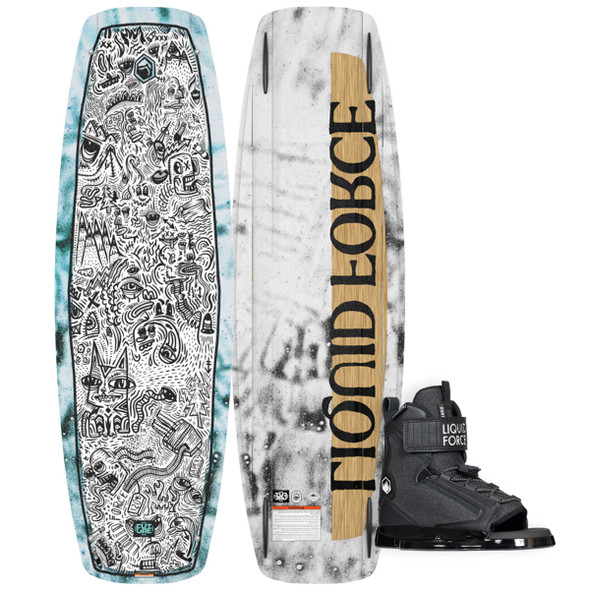 Liquid Force Apex FS Cable Kid's Wakeboard Package w/ Rant Bindings