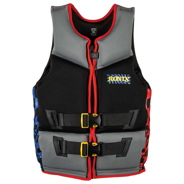 Ronix Driver's Ed Capella 3.0 Teen Boy's CGA Life Jacket [Grey/Black]