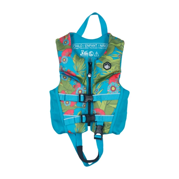 Liquid Force Dream Child CGA Life Jacket 33-55lbs [Blue Flowers] 2026