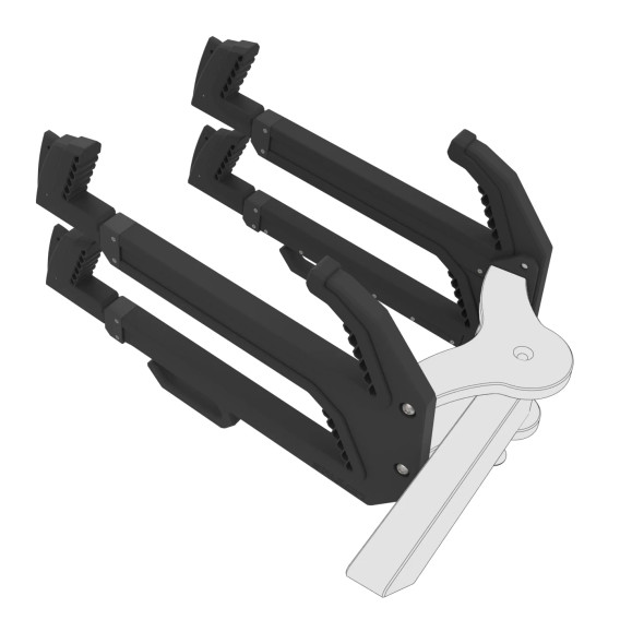 Skylon SkyLock Pro-4 Locking Board Racks Malibu / Axis - Pair - 2009-Current [Black]