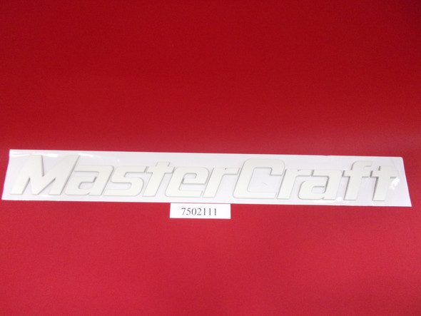 MasterCraft Decal - MC 4" White