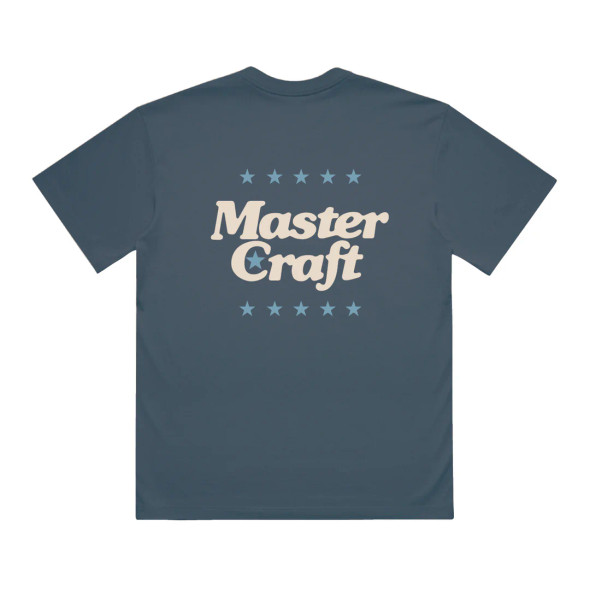 MasterCraft Stars & Stripes Lakefront T-Shirt [Charcoal Blue] 2