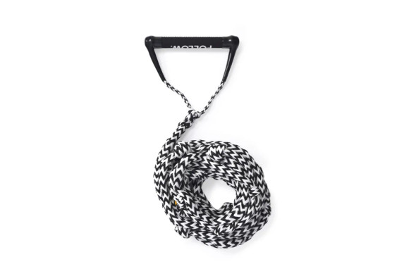 Follow Surf Wakesurf Rope & Handle Combo [Black/White] 2026