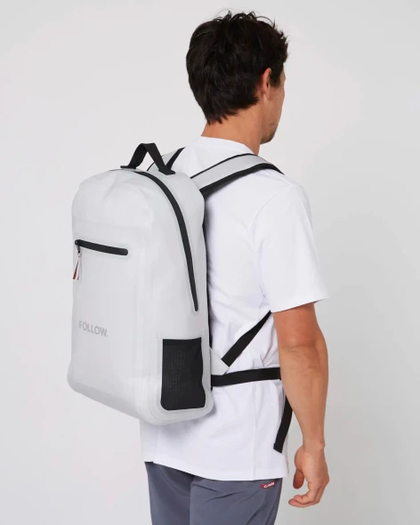 Follow Life Backpack [Light Grey] 2