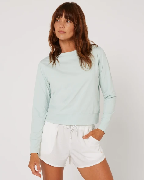 Follow Elara L/S Women's Sun Top [Light Petina]