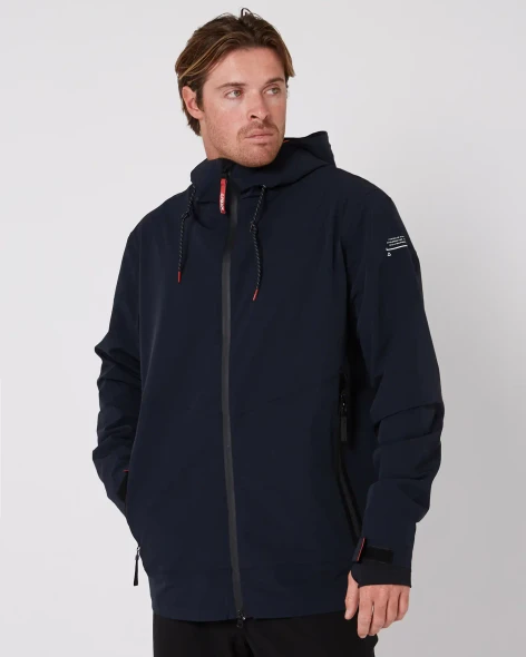 Follow Spray Zip Through Jacket [Black] 2