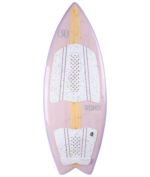 Ronix Fish Koal Classic Women's Wakesurf Board [Glossy Lilac Bamboo] 2