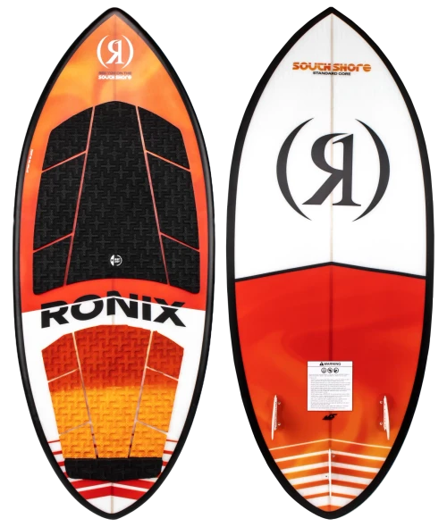 Ronix South Shore Skim Wakesurf Board w/ Straps [Lava Swirl]