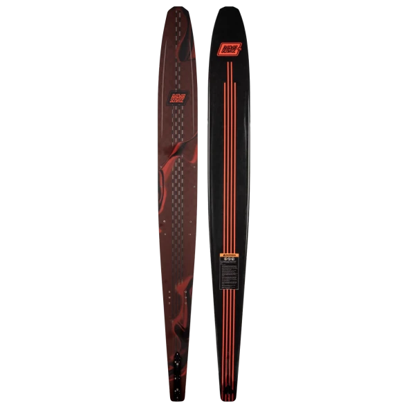 Radar Senate Lithium Water Ski [Carbon/Matte Oxblood Flash]