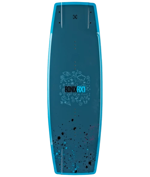 Ronix RX1 Air Core 3 Boy's Wakeboard [Dove Grey/Splattered Blue] 2