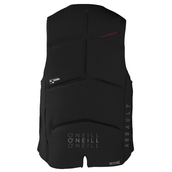 O'Neill Assault (Black/Black) USCG Life Jacket 2022