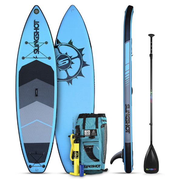 Slingshot Crossbreed Airtech 11' (Blue) Inflatable Stand-Up Paddle Board 2022