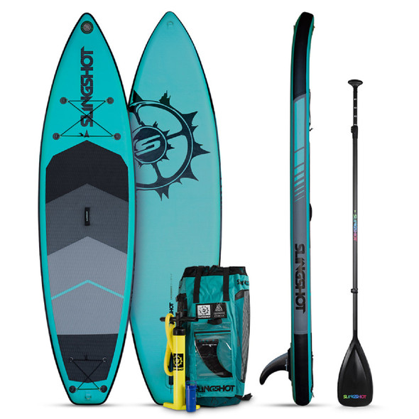 Slingshot Crossbreed Airtech 11' (Aqua) Inflatable Stand-Up Paddle Board 2022