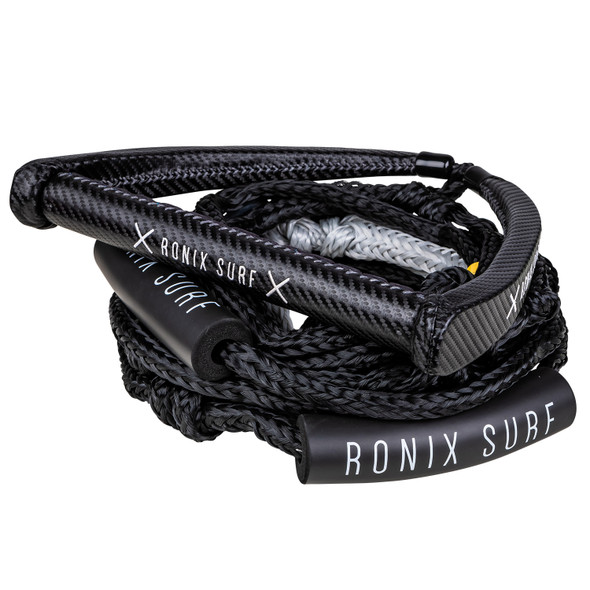 Ronix Spinner Carbon Wakesurf Rope w/ 10" Handle (Carbon)