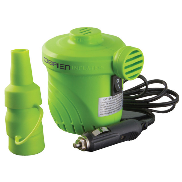 O'Brien 12V 1.2 PSI Tube Inflator (Green)