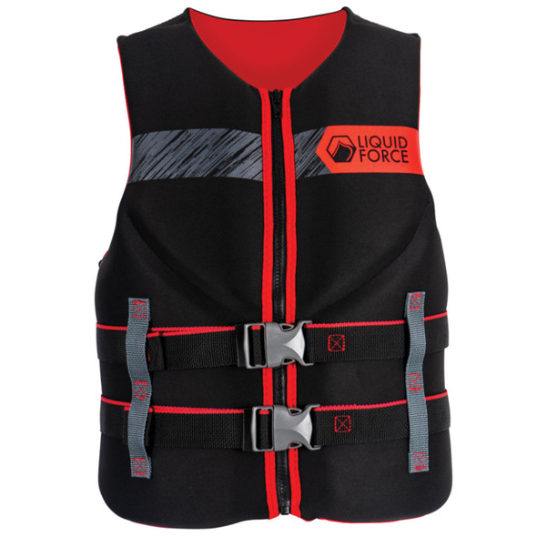 Liquid Force Hinge Classic (Black/Red) CGA Life Jacket 2024