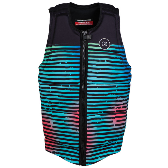 Ronix Party (Bright Stripes) Impact Life Vest - Front