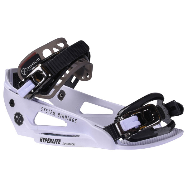 Hyperlite System Lowback Wakeboard Bindings (White)