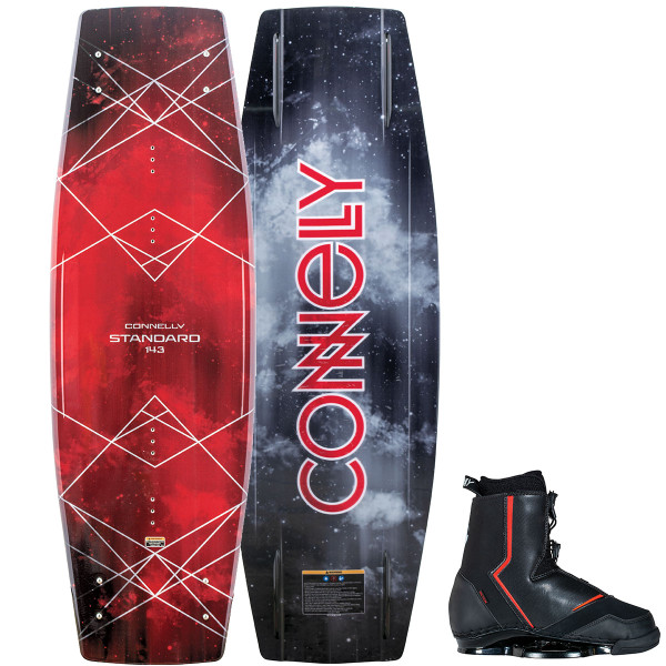 Connelly Standard Wakeboard Package w/ Faction Bindings