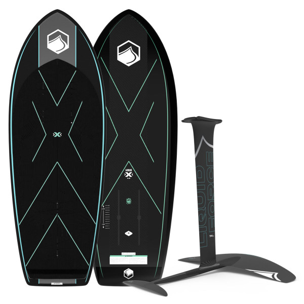 Liquid Force X Wake Foil Package w/ Horizon Carbon 1550 Foil Kit 2025