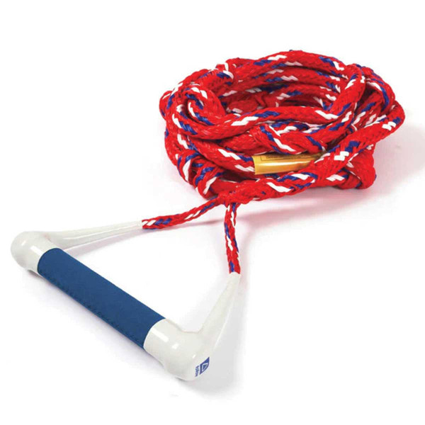 Follow Surf Package Wakesurf Rope & Handle [Navy/Red] 2