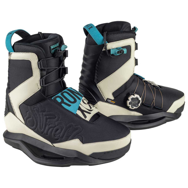 Ronix Supreme BOA Intuition Wakeboard Bindings 2026 [Off White]