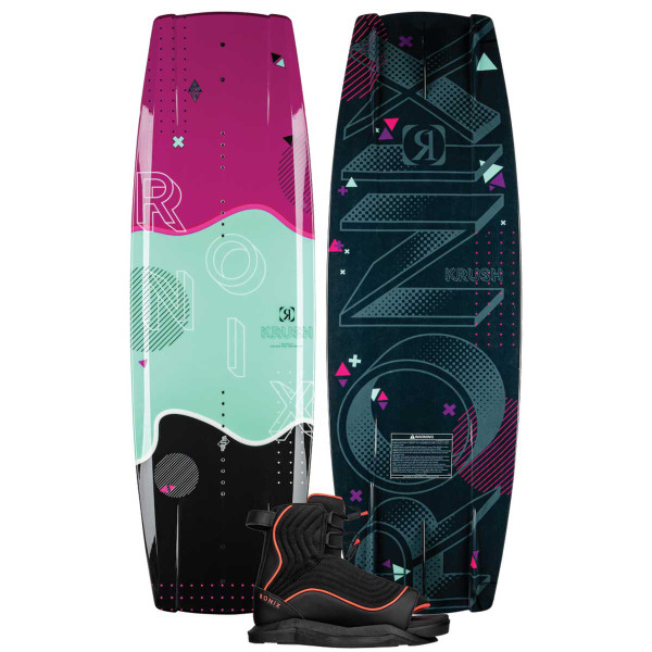 Ronix Krush Women's Wakeboard Package w/ Luxe Bindings 2026