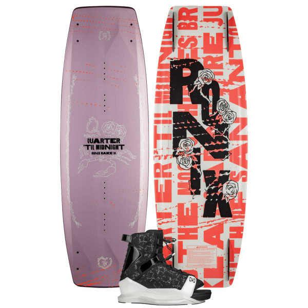 Ronix Quarter 'Til Midnight Women's Wakeboard Package w/ Halo Bindings 2026