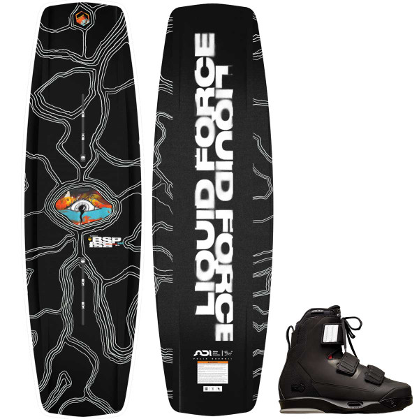 Liquid Force Butterstick Pro Cable Wakeboard Package w/ Hook 4D Bindings