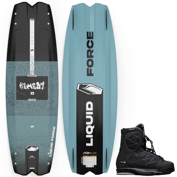 Liquid Force Remedy Wakeboard Package w/ Rival 6X Bindings 2026