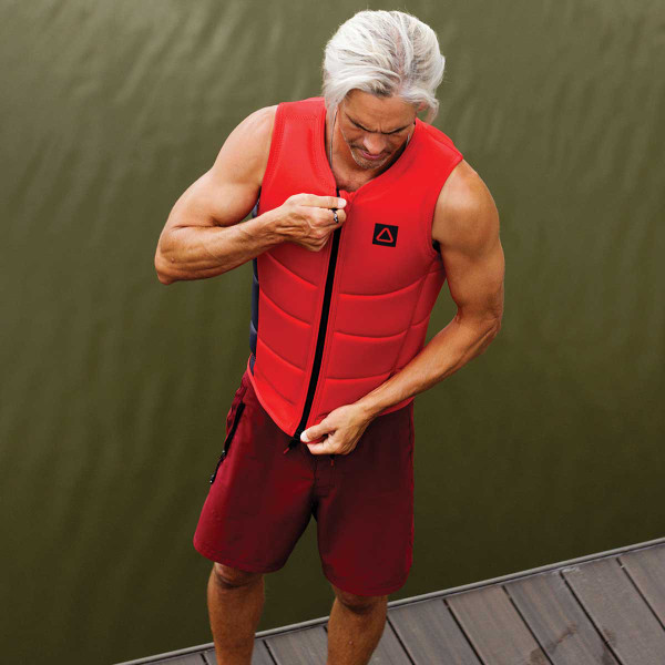 Follow Corp Comp Life Vest [Red/Grey] 3